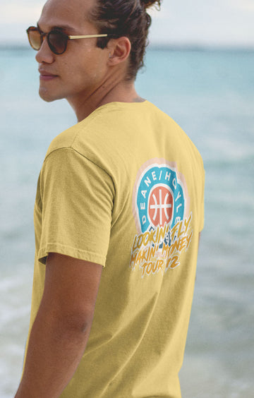 Lookin' fly - makin money tour '92 Tee (yellow - unisex)